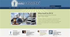 Desktop Screenshot of dcaconsulting.it