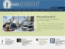 Tablet Screenshot of dcaconsulting.it